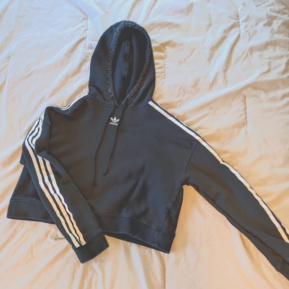 Adidas cropped hoodie - Picture 1 of 3
